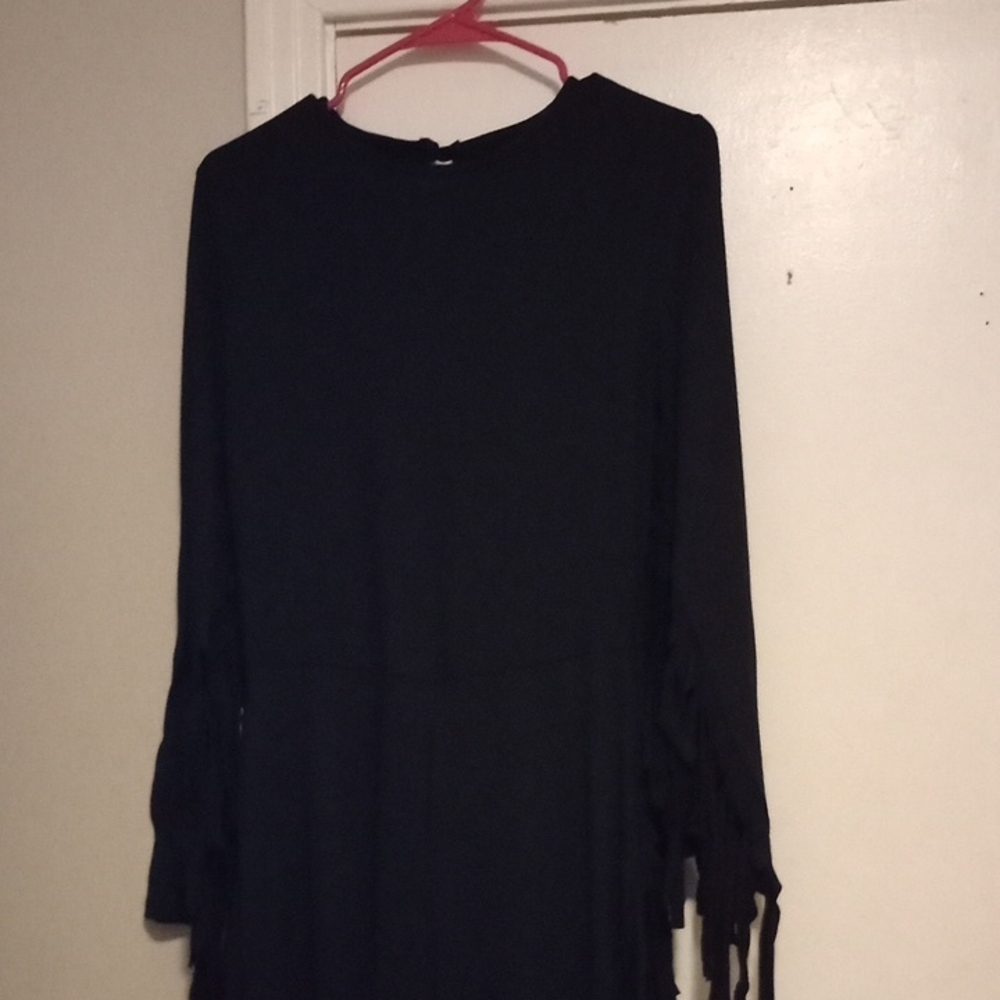 Elegant Black Long-Sleeve Jumpsuit